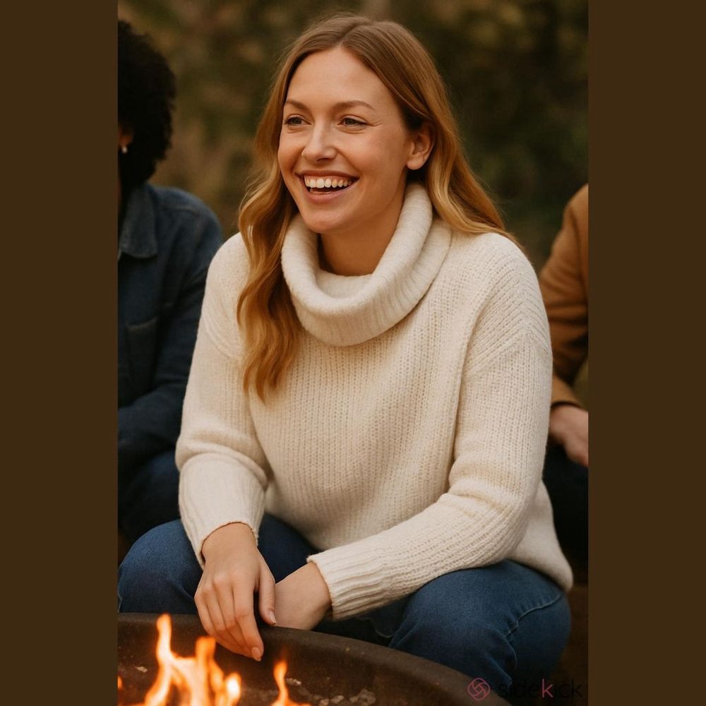 Women's Madewell Cowl Neck Sweater XS Off-White